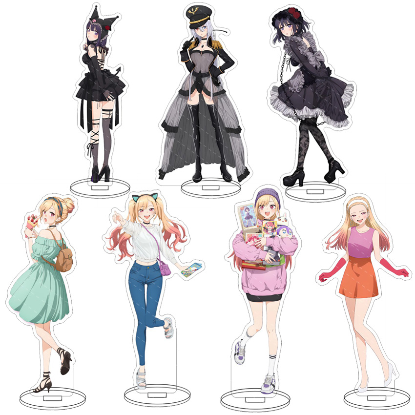 Free Anime Merchandise - 16 センチメートルアニメアクリルスタンド私のドレスアップダーリン北川マリン伊豆佐久奈伊豆真珠コスフィギュア装飾品絶妙なギフト
