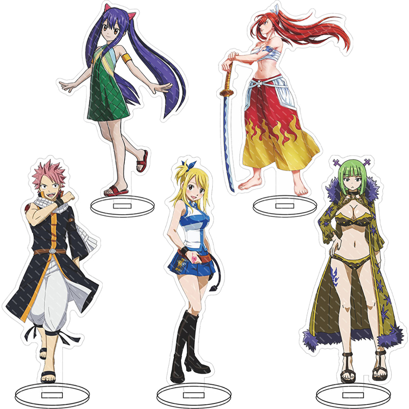Free Anime Merchandise - 16 センチメートルアニメフィギュアフェアリーテイルナツドラグニルルーシィハートフィリアエルザスカーレットウェンディマーベルコスアクリルビッグスタンド装飾品ギフト