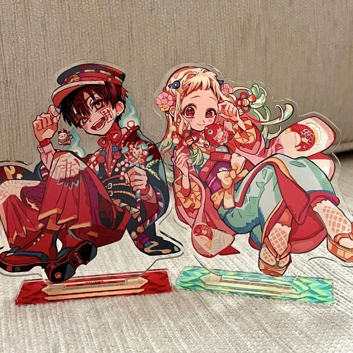 Anime Fan Merchandise - 地縛少年花子くん 花子と矢代寧々 アクリルスタンドフィギュア アニメデスクトップオーナメント ファンコレクションギフト