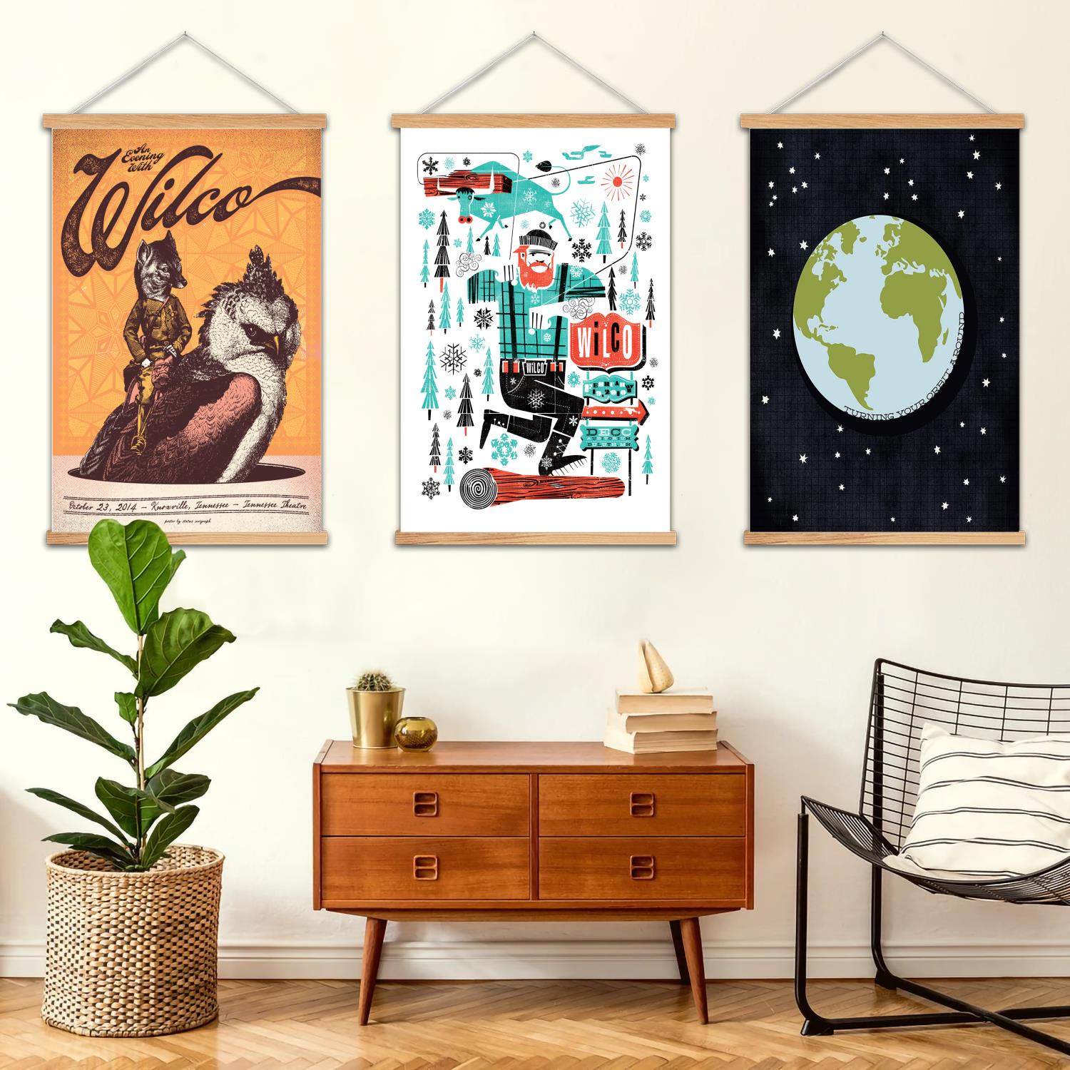 Art Print Framed - ウィルコ額入り壁掛け絵画キャンバスアートポスターと壁掛けアート写真プリント、モダンファミリーベッドルーム装飾ポスター、装飾画
