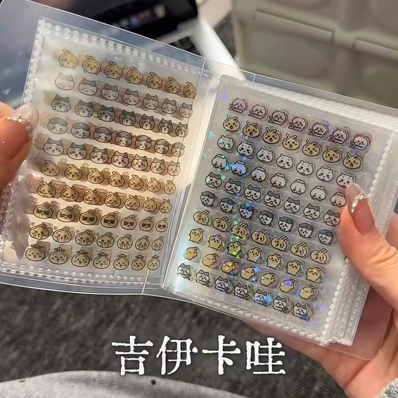 Anime Merchandise Nepal - ハチワレ ミニデコステッカー 4000枚入り キュートうさぎ イージー ネイルアート
