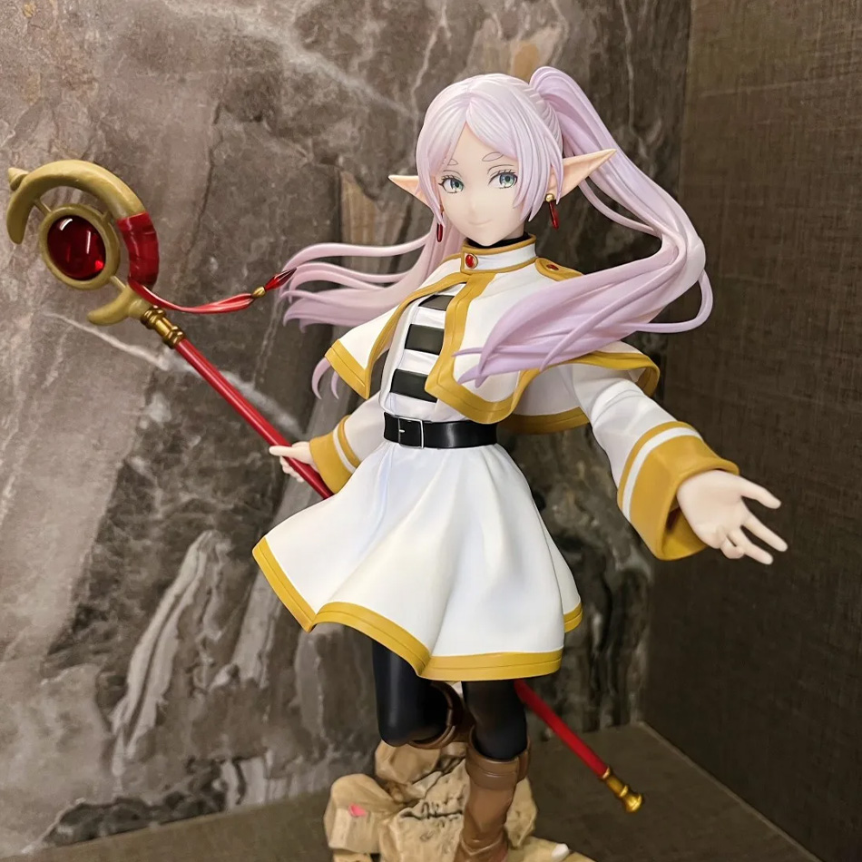 Frieren Anime Merchandise - 21cm フリーレン：旅の終わりを超えて フリーレン アニメガールフィギュア フリーレンアクションフィギュア すーすーのフリーレン