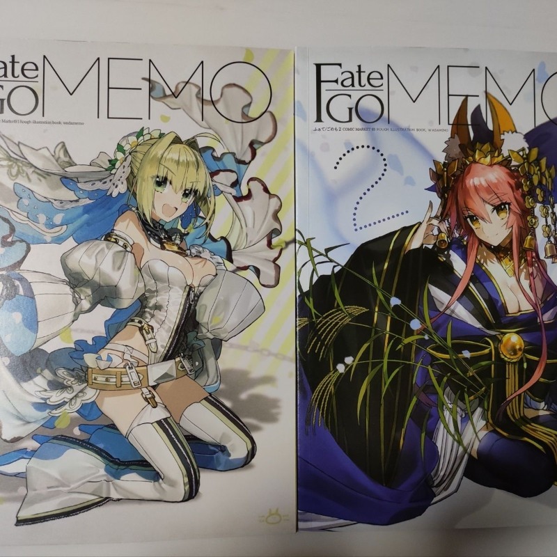 Fate Anime Merchandise - 2冊 Fate GO MEMO 1 2