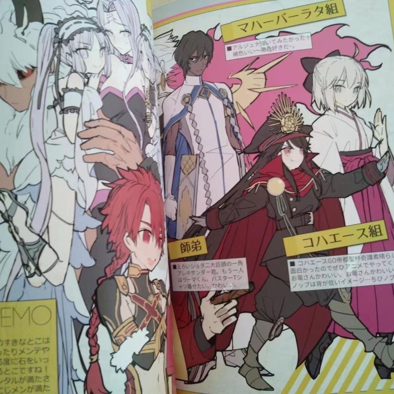 Fate Anime Merchandise - 2冊 Fate GO MEMO 1 2