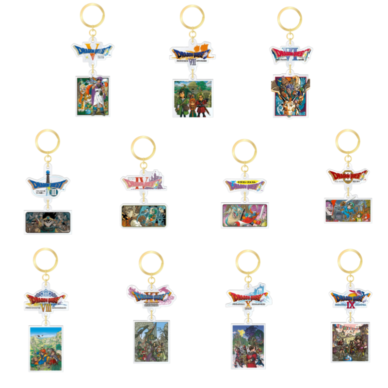 Frieren Anime Merchandise - 6 センチメートルアクリルキーホルダードラゴンクエスト Q バージョンアニメ漫画バックパック装飾ペンダントかわいいアニメグッズファンギフト
