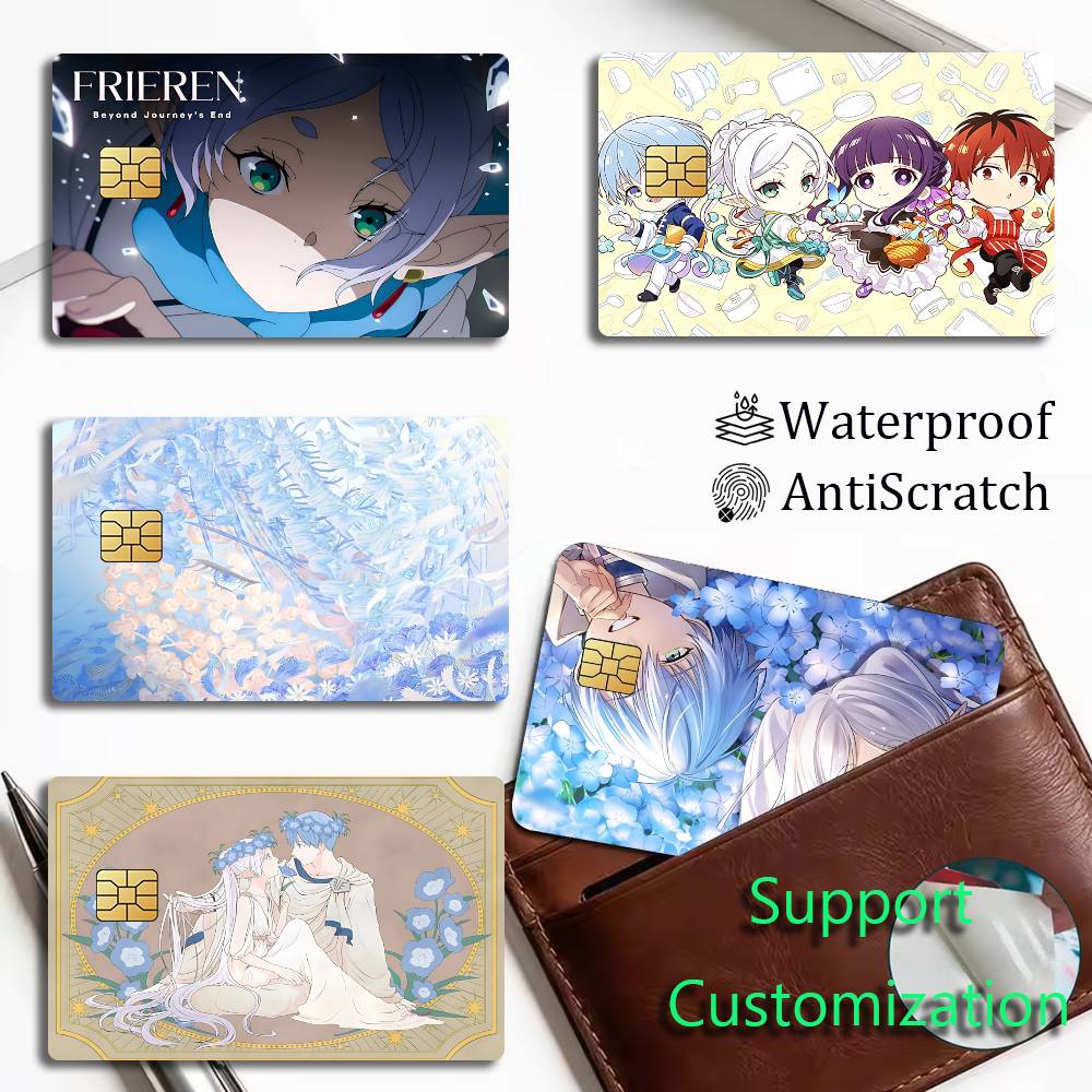 Frieren Anime Merchandise - F-Frieren アニメ公式商品 カードステッカー 銀行アクセス用 保護防水フィルムカバーステッカー ギフト