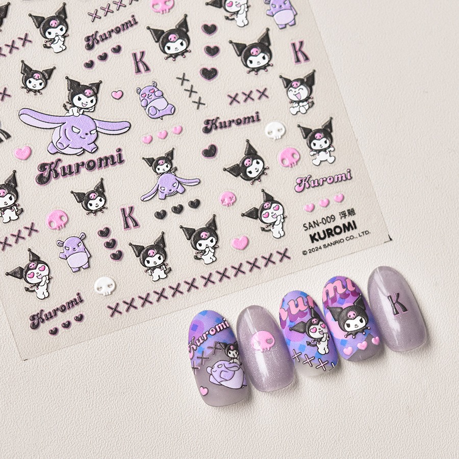 1 個 5D サンリオ漫画クロミメロディネイルステッカーアニ - Anime Merchandise Nepal のレビューと価格