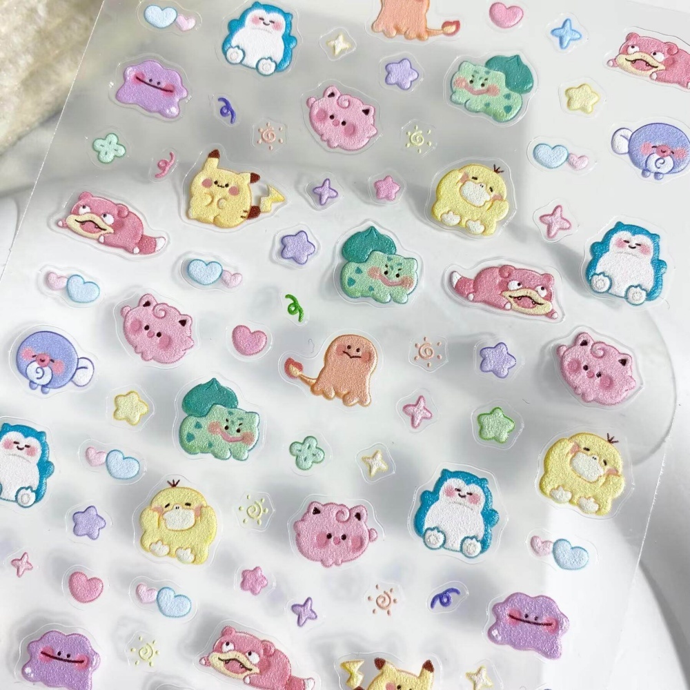 かわいいポケモンピカチュウネイルアートステッカーアニメフシギ - Anime Merchandise Nepal のレビューと価格