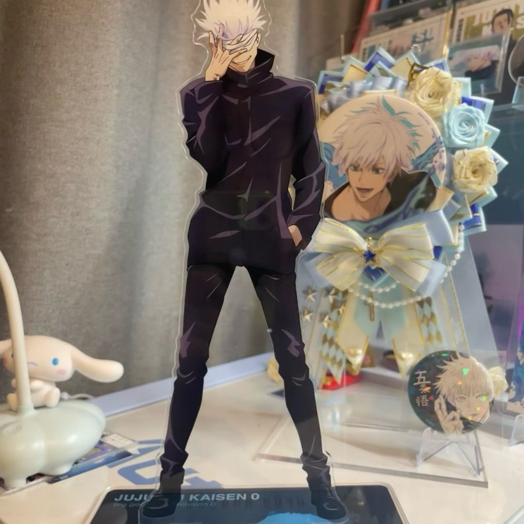 呪術廻戦 五条悟 アクリルスタンド アニメフィギュア デスク - Anime Fan Merchandise のレビューと価格