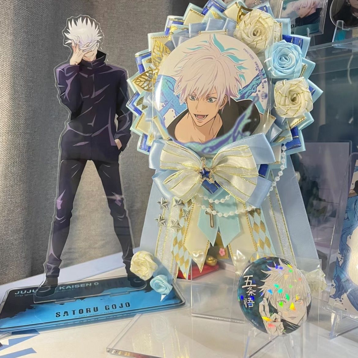 呪術廻戦 五条悟 アクリルスタンド アニメフィギュア デスク - Anime Fan Merchandise のレビューと価格