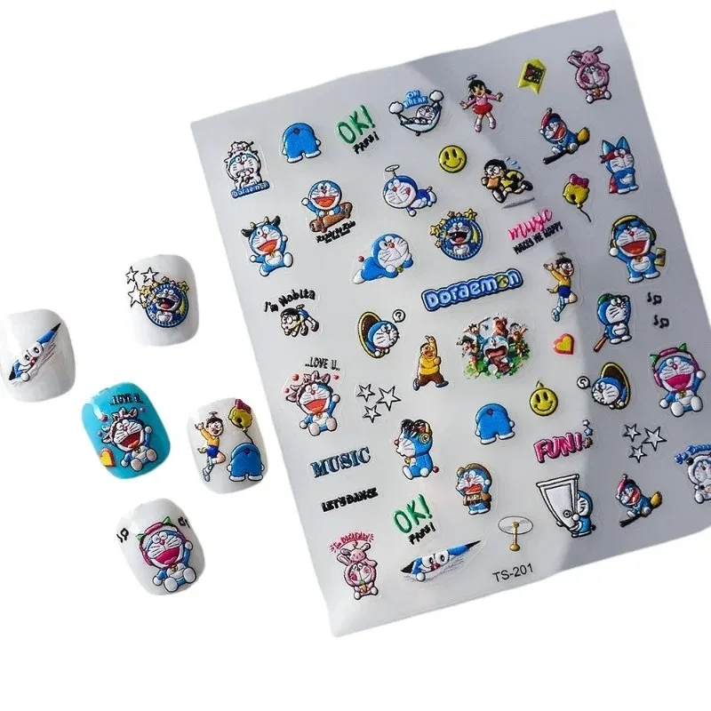 アニメドラえもんかわいいネイルアートステッカーかわいいジング - Anime Merchandise Nepal のレビューと価格