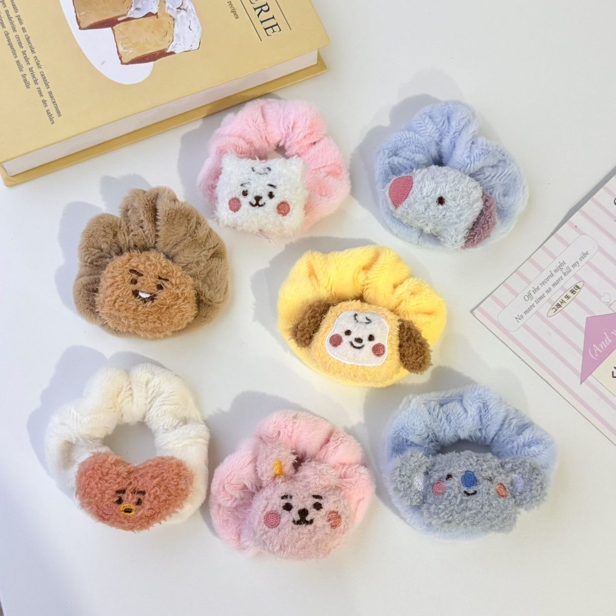 BT21漫画のかわいいぬいぐるみヘアゴム カワイイヘアバンド - Anime Fan Merchandise のレビューと価格