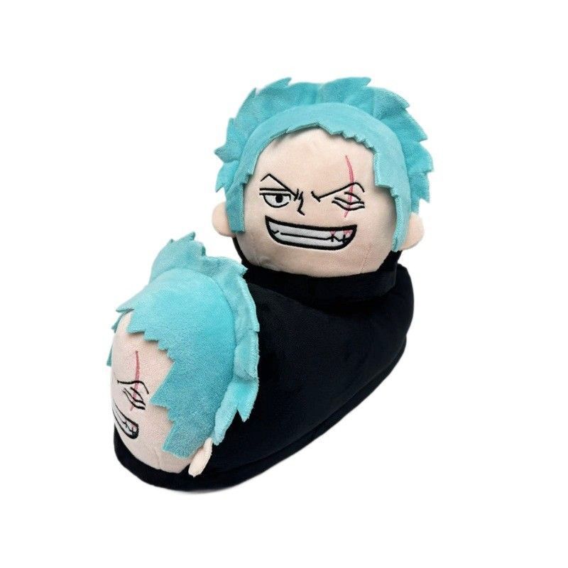 かわいいワンピースゾロぬいぐるみスリッパ、柔らかく暖かい冬用 - Unique Anime Merchandise のレビューと価格