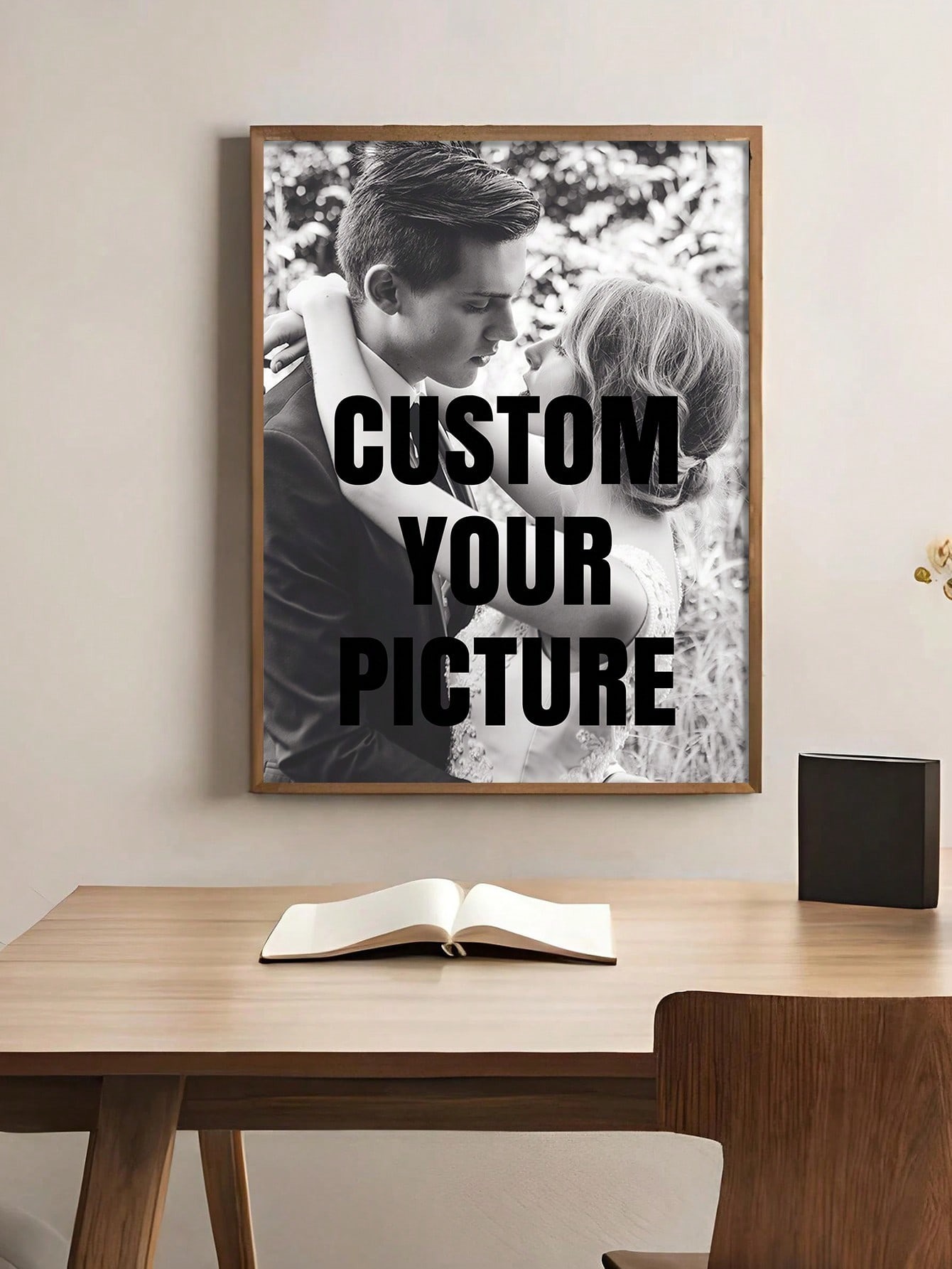 1枚のパーソナライズされた写真カスタムキャンバスプリントウォ - Art Print Framed のレビューと価格
