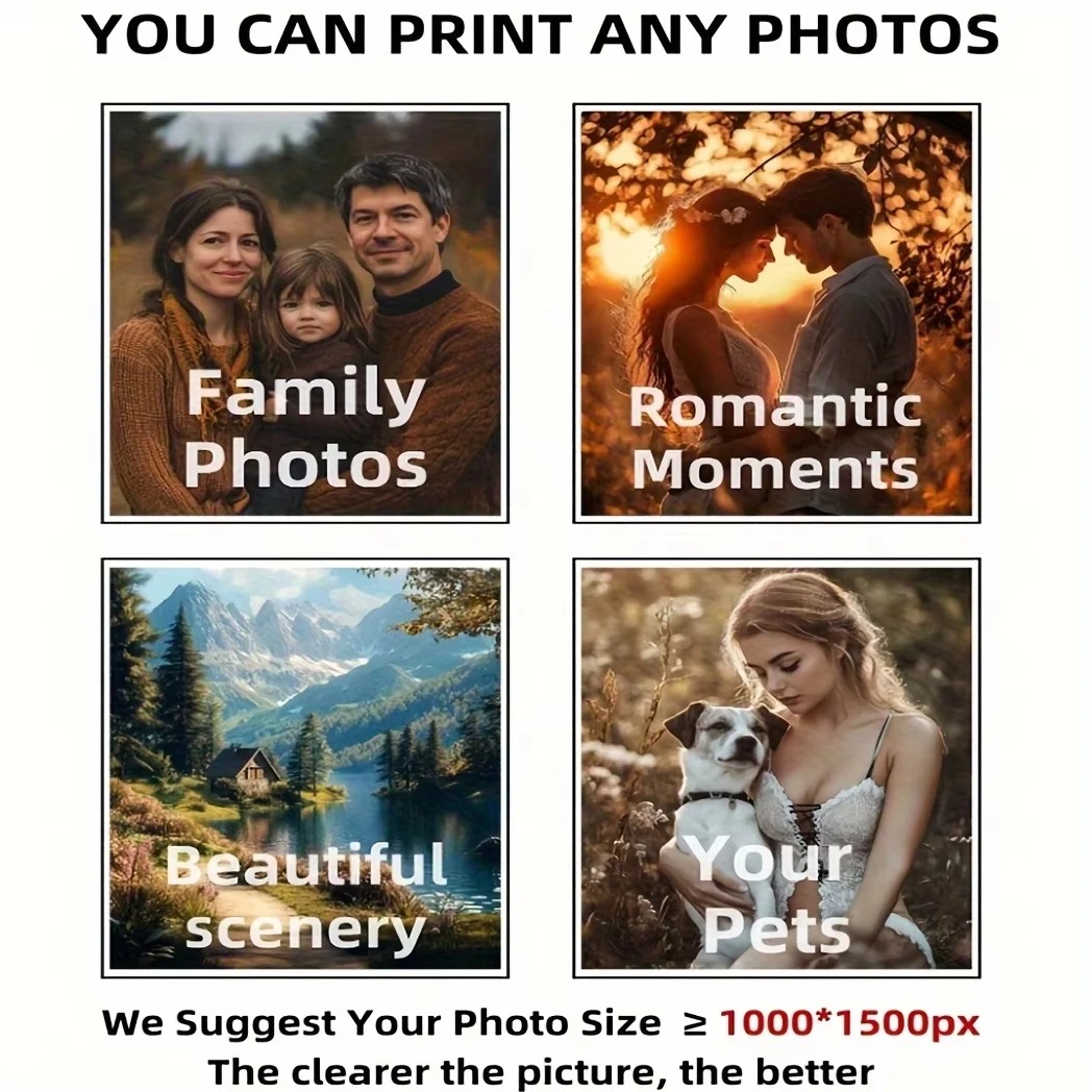 1枚のパーソナライズされた写真カスタムキャンバスプリントウォ - Art Print Framed のレビューと価格