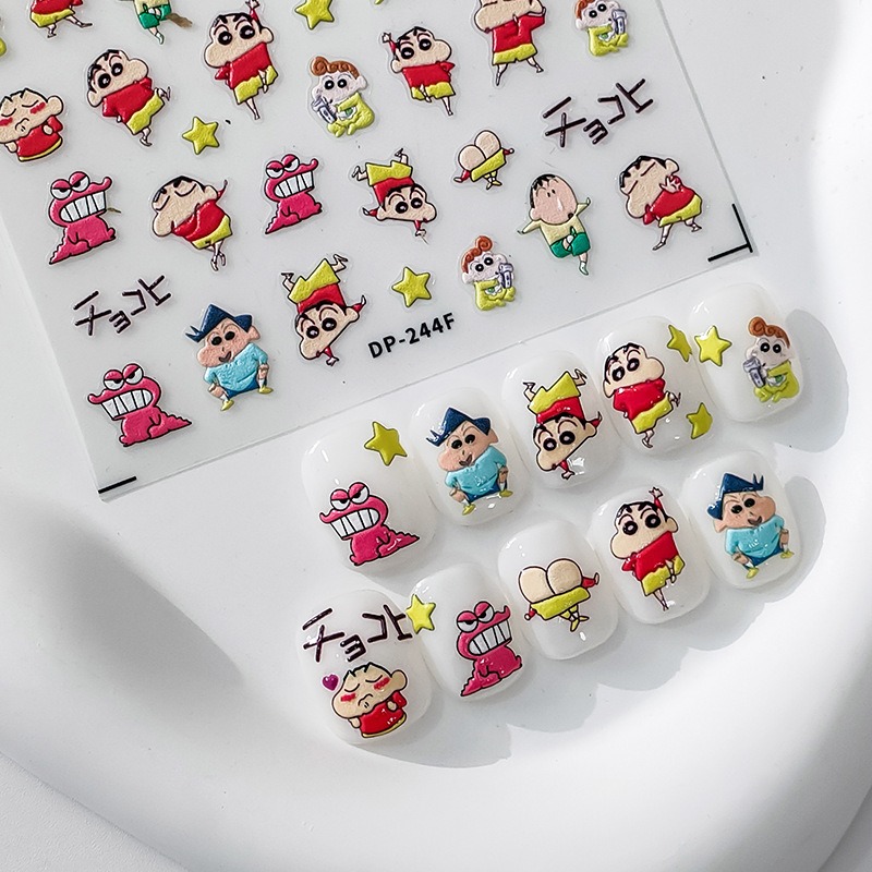1 個クレヨンしんちゃん 5D 漫画ネイルアートステッカーネ - Anime Merchandise Nepal のレビューと価格