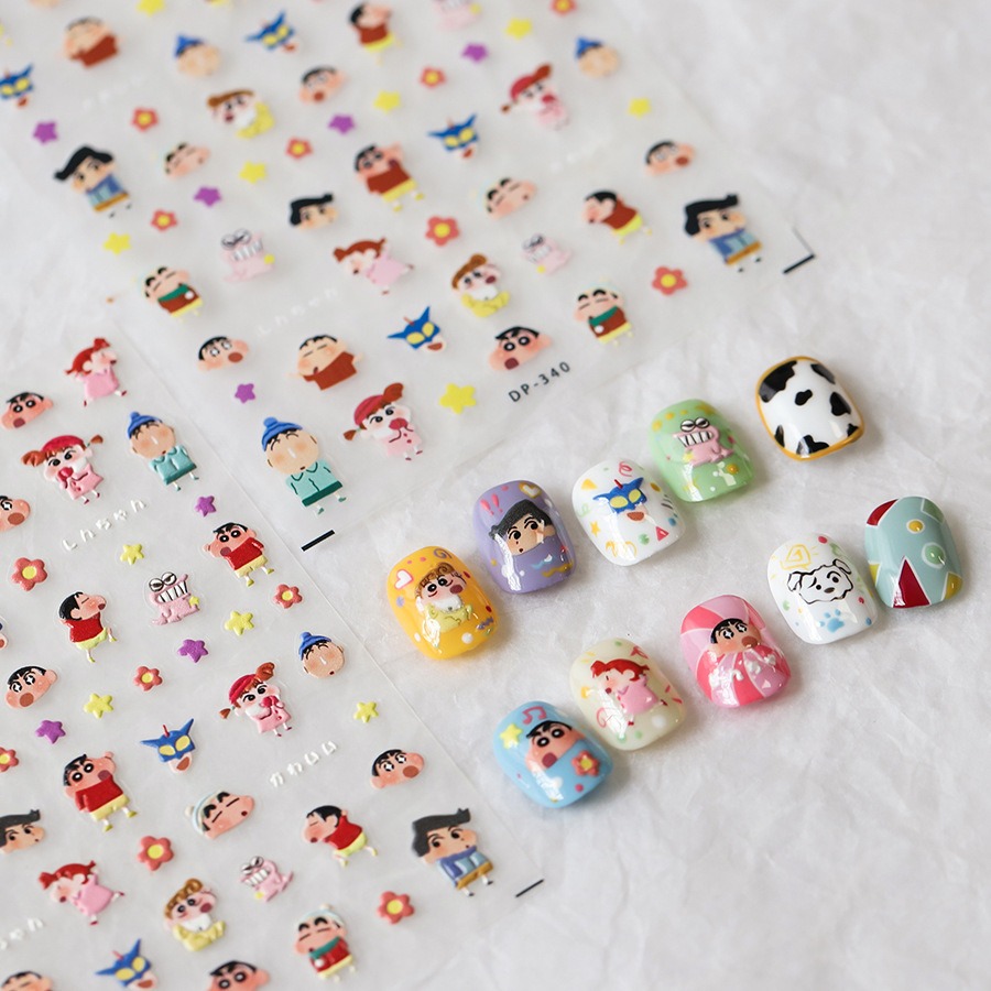 1 個クレヨンしんちゃん 5D 漫画ネイルアートステッカーネ - Anime Merchandise Nepal のレビューと価格