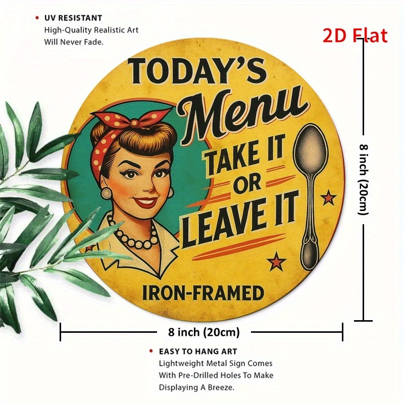 1個 ヴィンテージ 1950年代 レトロ ダイナー 今日のメ - Art Print Framed のレビューと価格