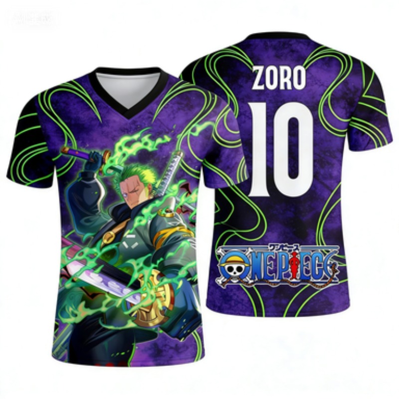 2026年夏新作アニメフットボールスポーツ速乾半袖Tシャツ  - Anime Merchandise Online のレビューと価格