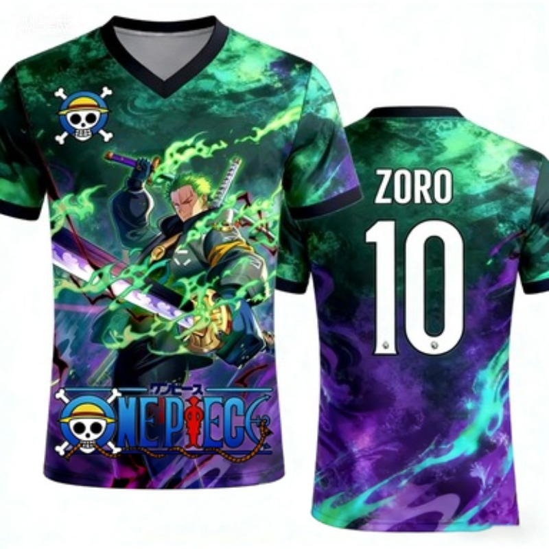 2026年夏新作アニメフットボールスポーツ速乾半袖Tシャツ  - Anime Merchandise Online のレビューと価格