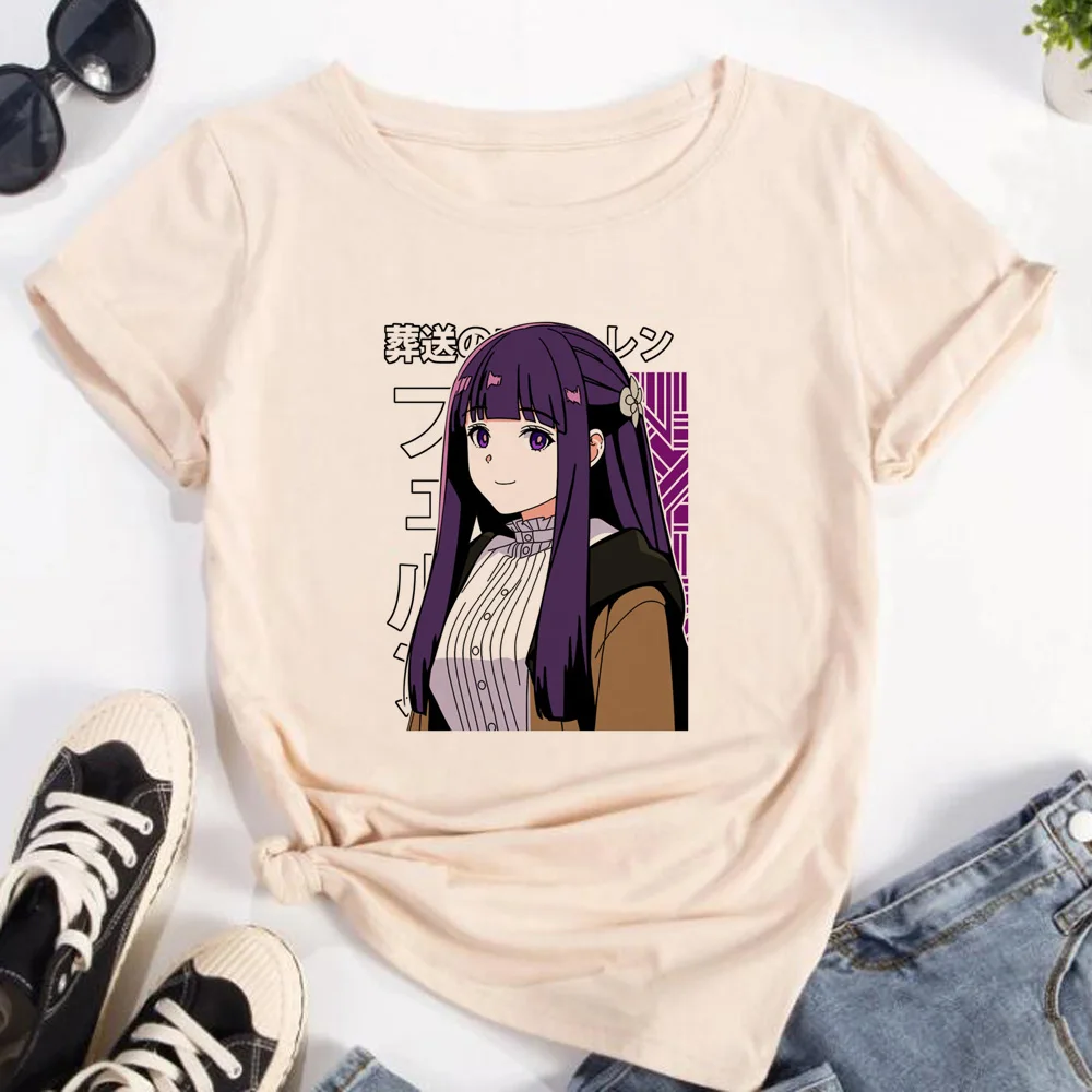 Frieren Tシャツ女性ストリートアニメ面白い Tシャツ - Frieren Anime Merchandise のレビューと価格