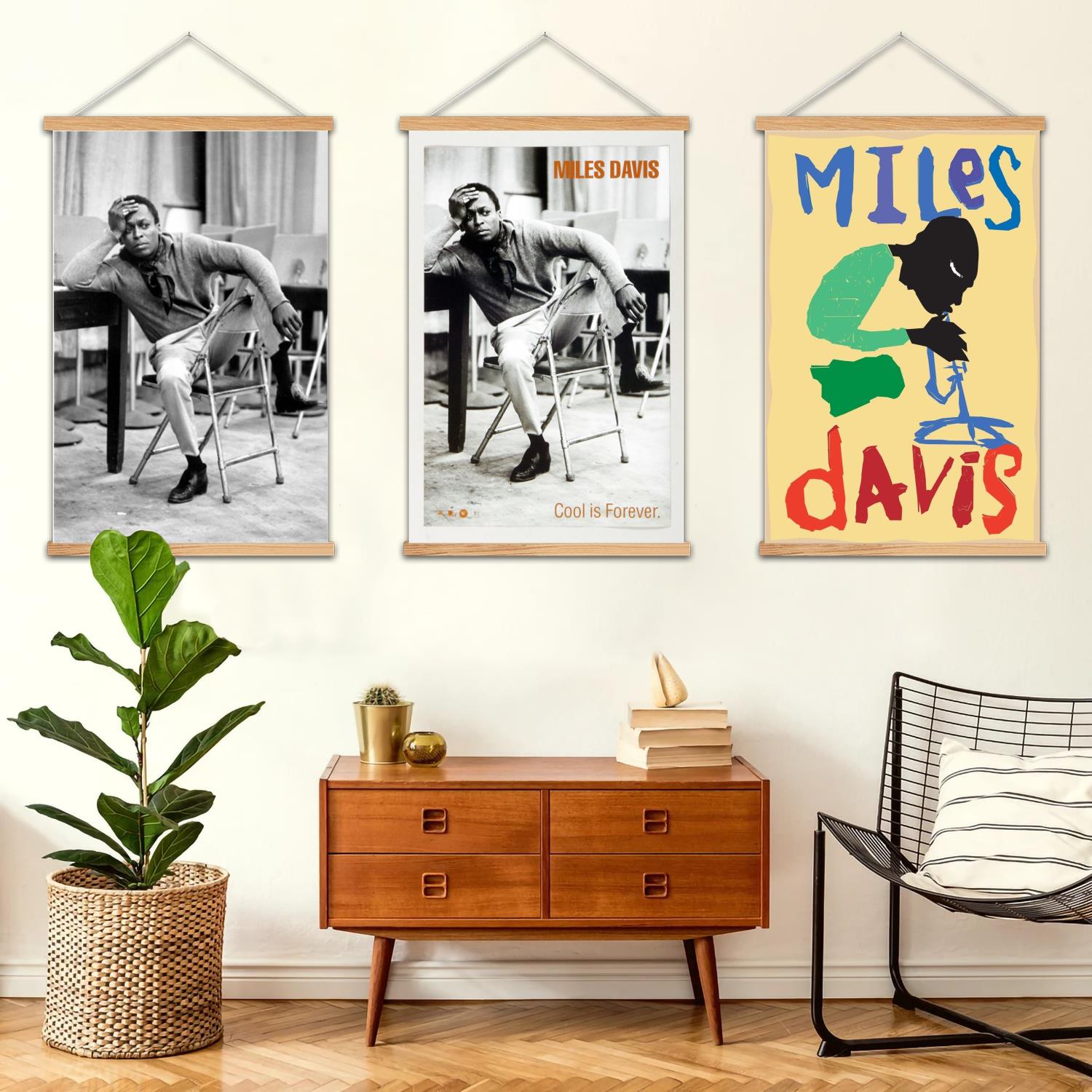 マイルズ・デイビス フレーム入り壁画 キャンバスアート ポス - Art Print Framed のレビューと価格