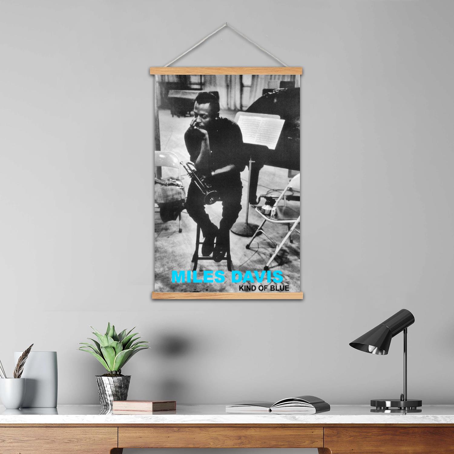 マイルズ・デイビス フレーム入り壁画 キャンバスアート ポス - Art Print Framed のレビューと価格